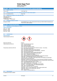 Thumbnail of document Data Sheet - A-120/2 Violet Gage Fluid